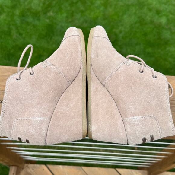 TOMS size 7.5 Desert Wedge Suede Ankle Bootie - Beige Taupe - Picture 8 of 12